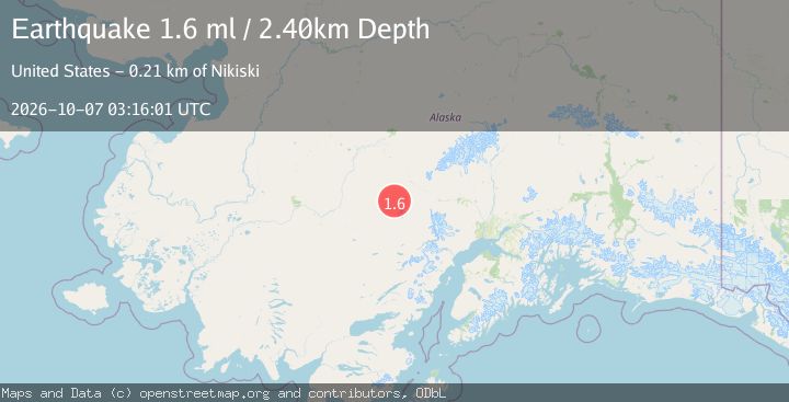 Map of 98 km NE of Lime Village, Alaska