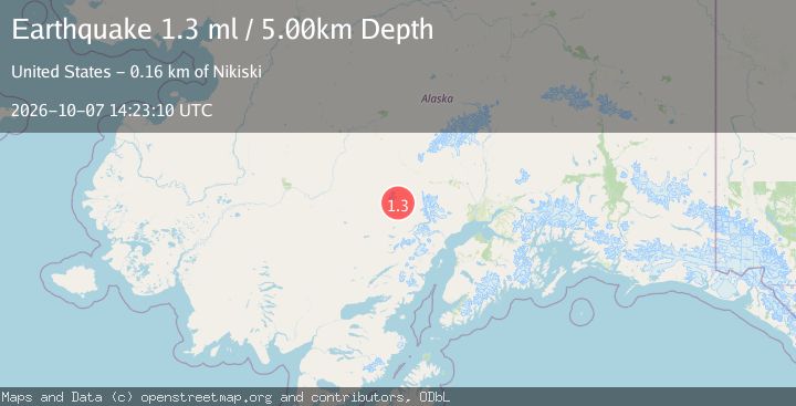 Map of 99 km ENE of Lime Village, Alaska