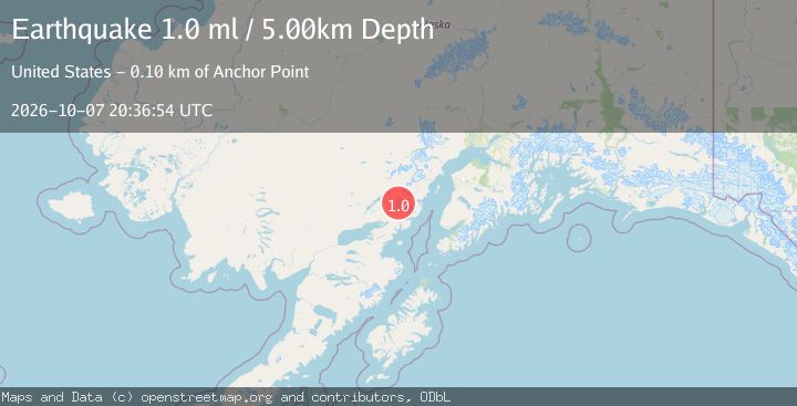 Map of 46 km E of Port Alsworth, Alaska