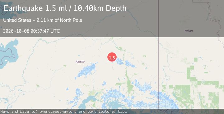 Map of 66 km E of Denali Park, Alaska