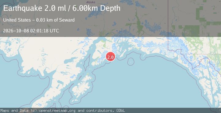 Map of 28 km SSE of Lowell Point, Alaska