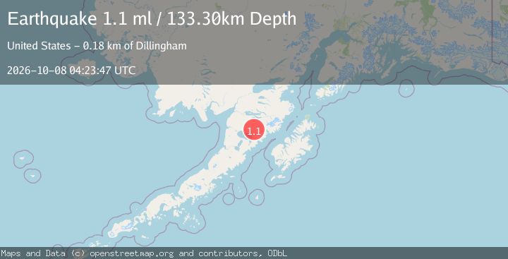 Map of 79 km SE of King Salmon, Alaska