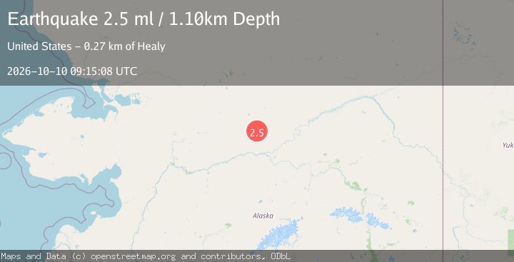 Map of 66 km NNW of Tanana, Alaska