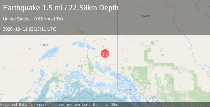 Map of 31 km SW of Tetlin, Alaska