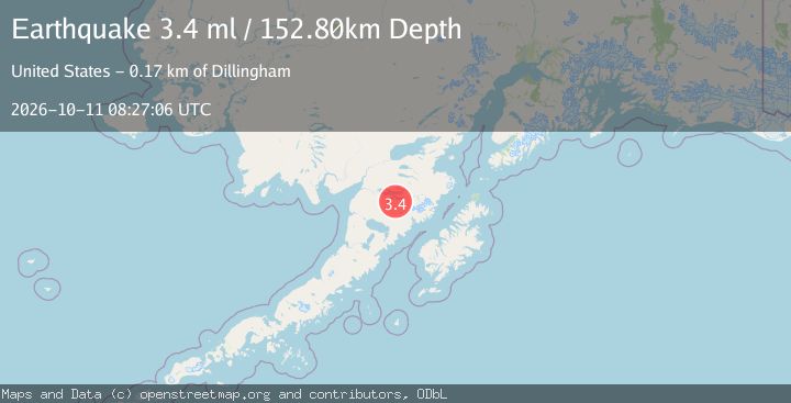 Map of 61 km ESE of King Salmon, Alaska