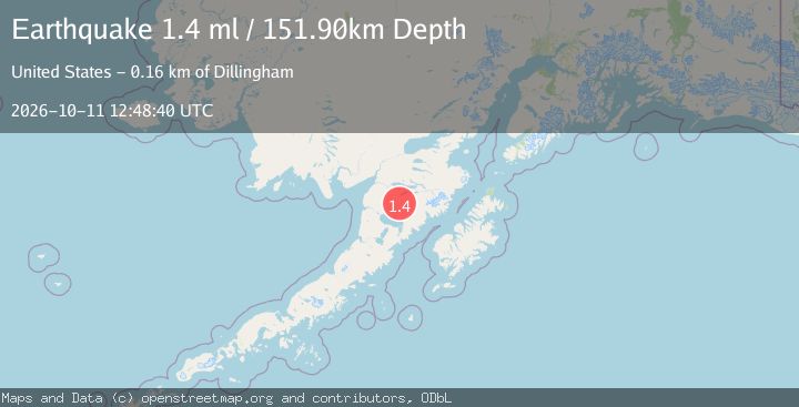 Map of 55 km SE of King Salmon, Alaska