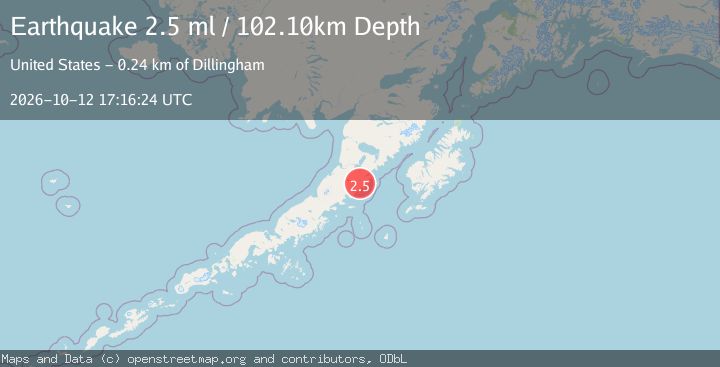 Map of 57 km SE of Ugashik, Alaska