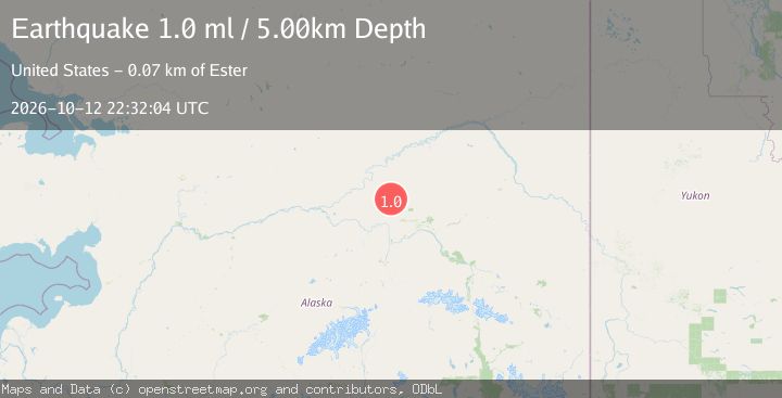 Map of 24 km NE of Minto, Alaska