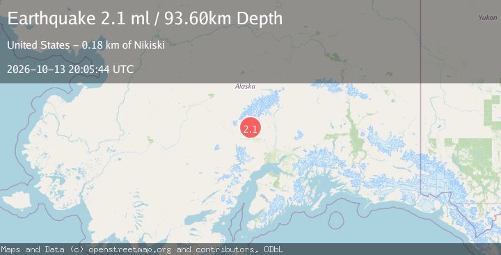 Map of 40 km NNW of Skwentna, Alaska