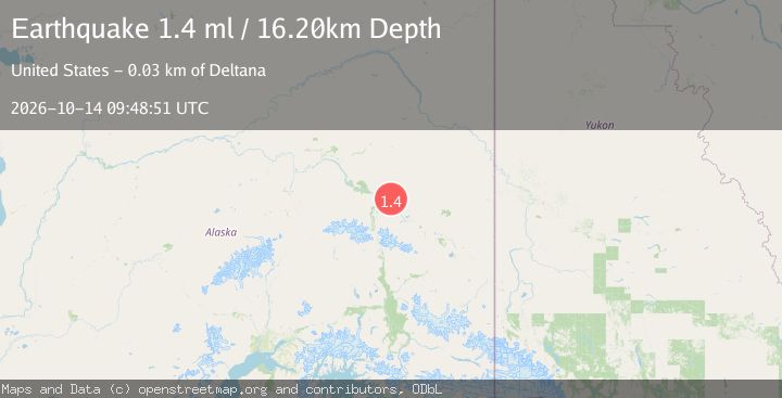 Map of 25 km N of Deltana, Alaska