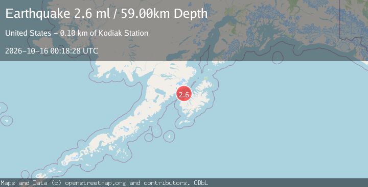 Map of 33 km NNE of Karluk, Alaska