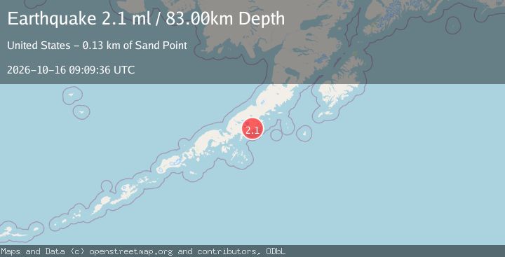 Map of 19 km NE of Perryville, Alaska