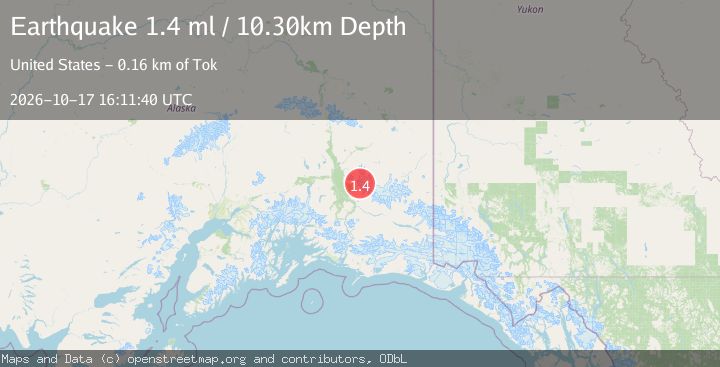 Map of 49 km NE of Kenny Lake, Alaska