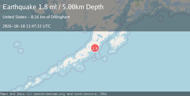 Map of 76 km S of Ugashik, Alaska