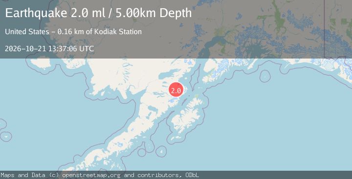 Map of 70 km SSE of Kokhanok, Alaska