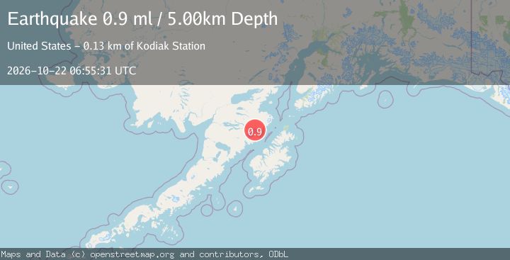Map of 99 km WNW of Aleneva, Alaska