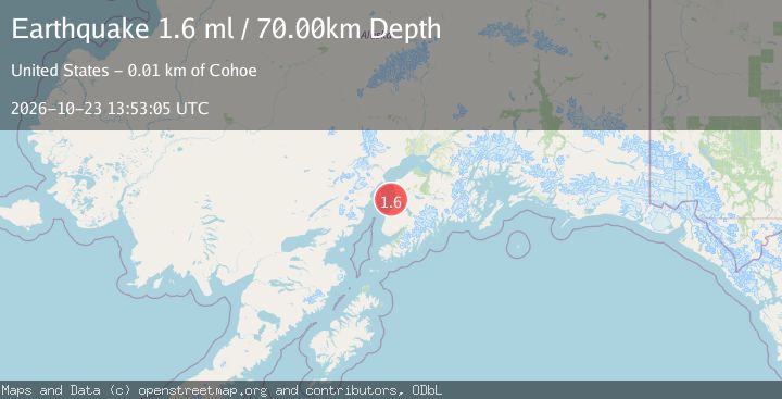 Map of 9 km W of Cohoe, Alaska