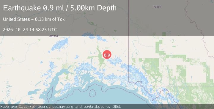 Map of 42 km SE of Chistochina, Alaska