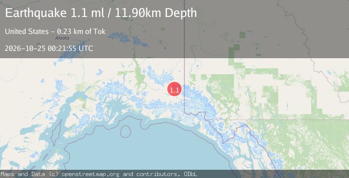 Map of 56 km E of McCarthy, Alaska