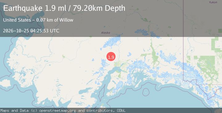Map of 7 km SE of Skwentna, Alaska