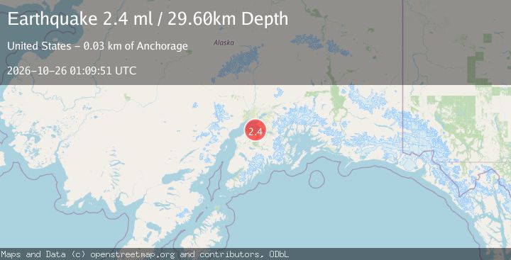 Map of 25 km WNW of Hope, Alaska