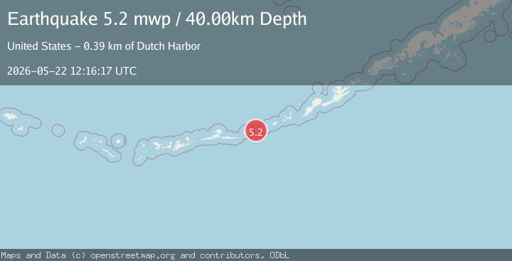 Map of 162 km E of Atka, Alaska