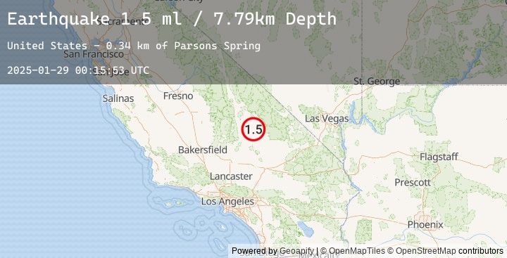 Map of 15 km N of Searles Valley, CA
