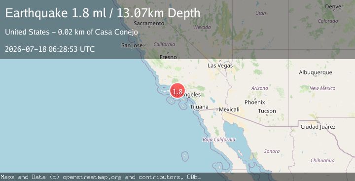 Map of 14 km WNW of Malibu, CA