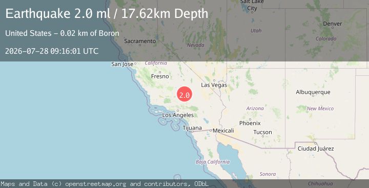 Map of 17 km S of Johannesburg, CA