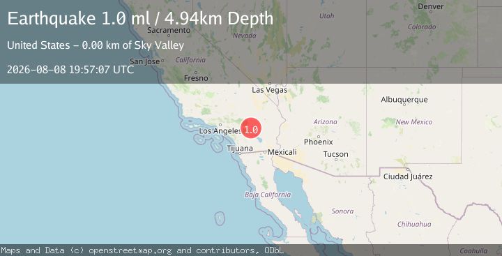 Map of 12 km NE of Thousand Palms, CA