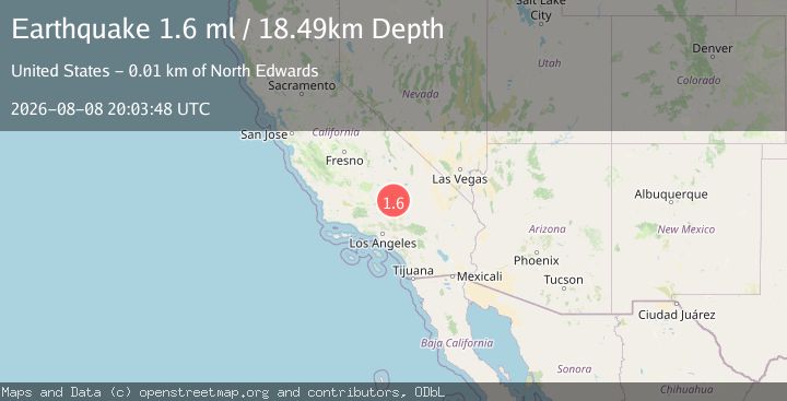 Map of 17 km E of California City, CA
