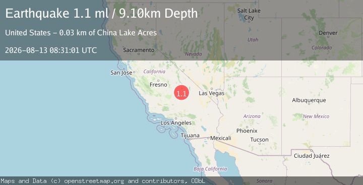 Map of 16 km ESE of Little Lake, CA