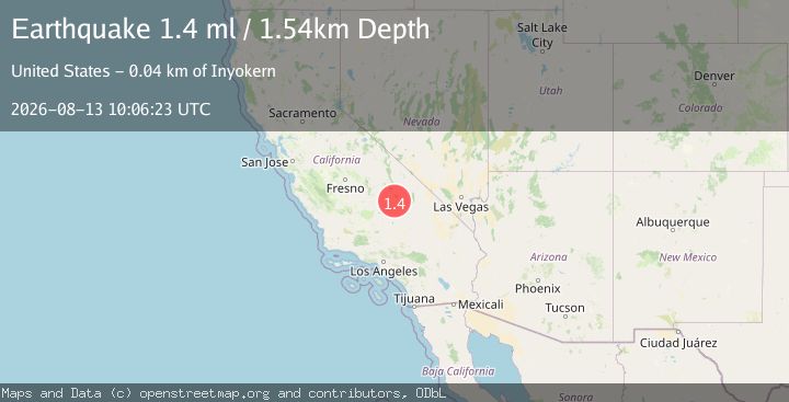 Map of 15 km E of Coso Junction, CA