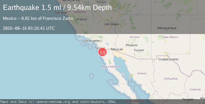 Map of 35 km E of Primo Tapia, B.C., MX