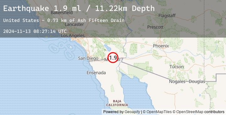 Map of 7 km SW of Holtville, CA
