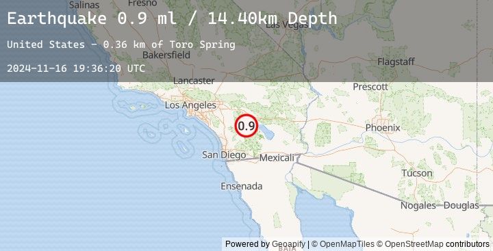 Map of 22 km SW of La Quinta, CA