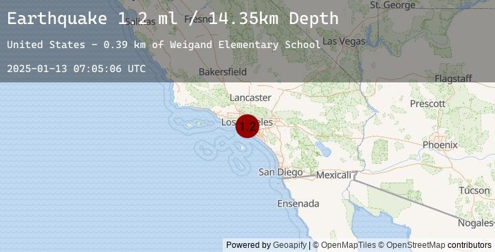 Map of 2 km NW of Lynwood, CA