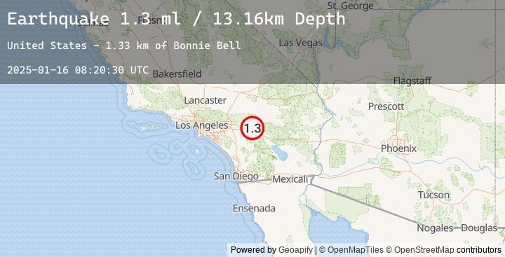 Map of 12 km WNW of Garnet, CA