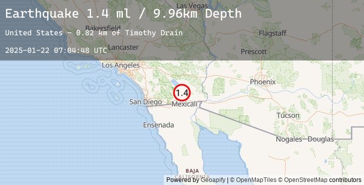 Map of 4 km ENE of Westmorland, CA
