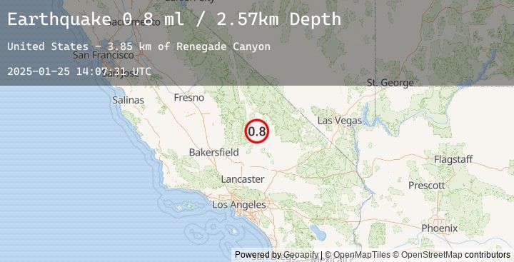 Map of 20 km ESE of Little Lake, CA