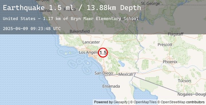 Map of 4 km ESE of Loma Linda, CA