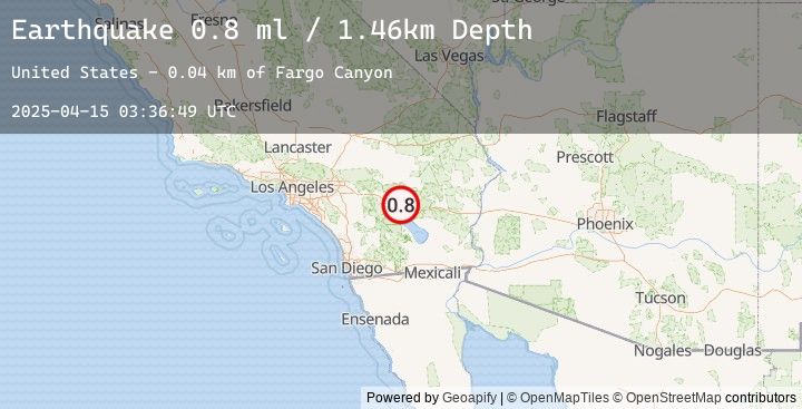 Map of 11 km NE of Coachella, CA