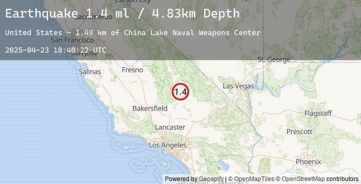 Map of 21 km E of Little Lake, CA