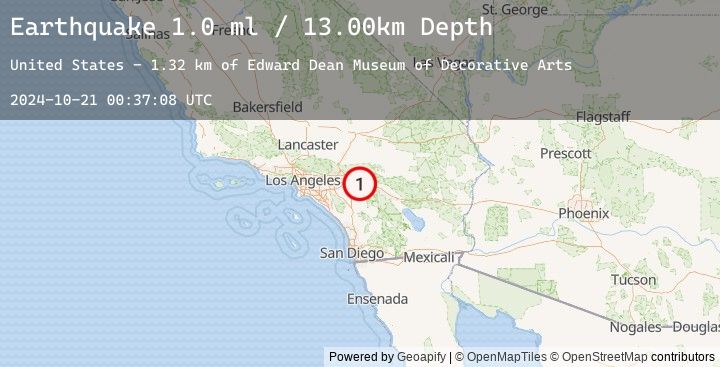 Map of 6 km E of Calimesa, CA
