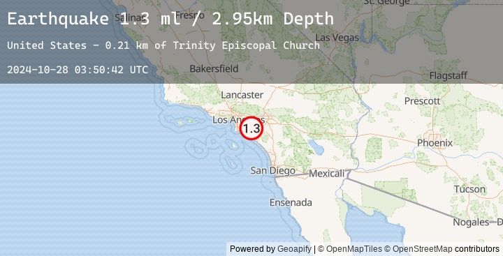Map of 3 km NW of Villa Park, CA