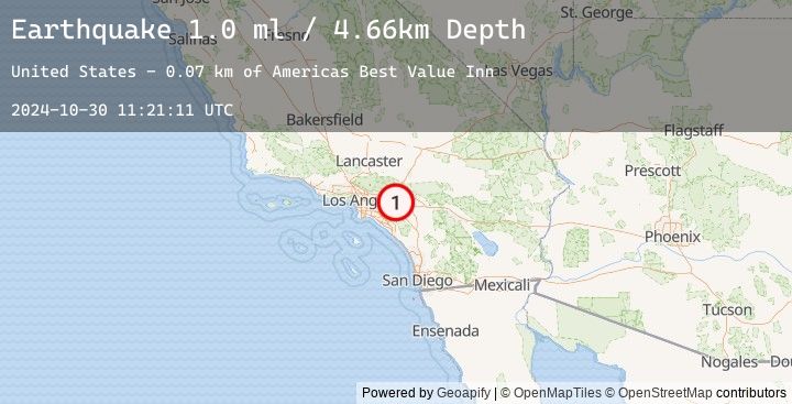 Map of 5 km SE of Ontario, CA