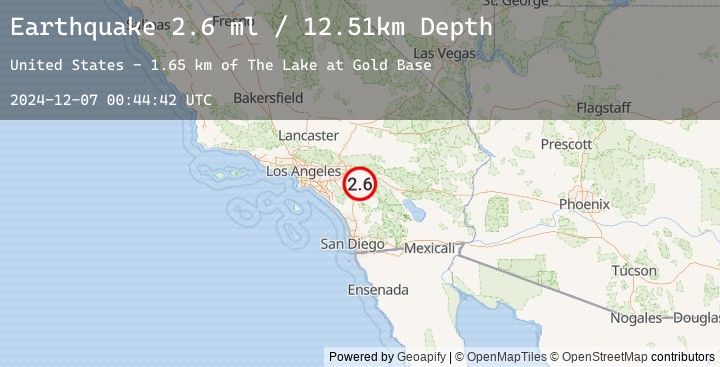 Map of 6 km NW of San Jacinto, CA