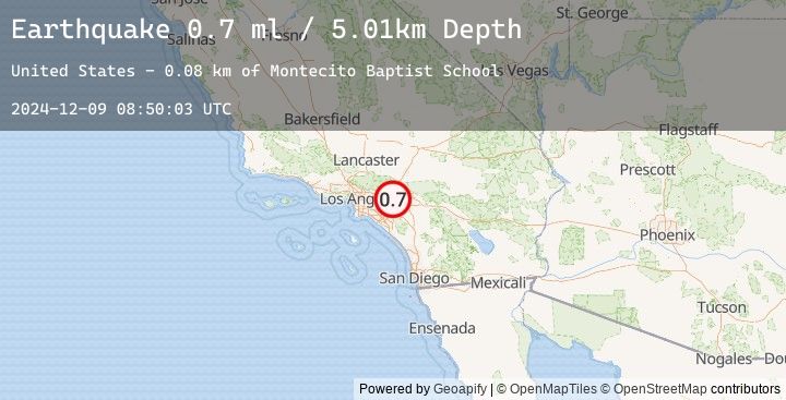 Map of 4 km SE of Ontario, CA
