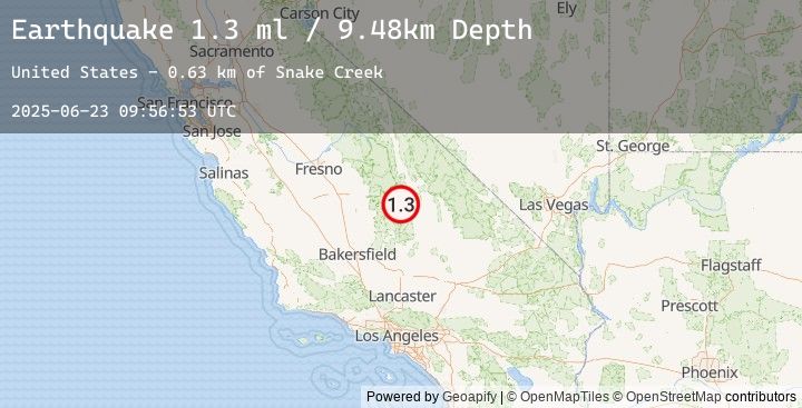 Map of 18 km SW of Olancha, CA