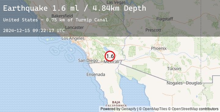 Map of 5 km W of Brawley, CA